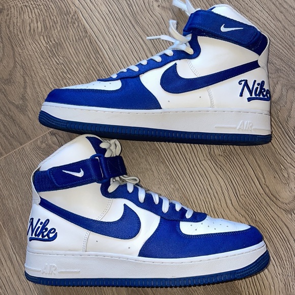 Nike Air Force 1 High '07 LV8 EMB 'Dodgers' - Picture 6 of 9